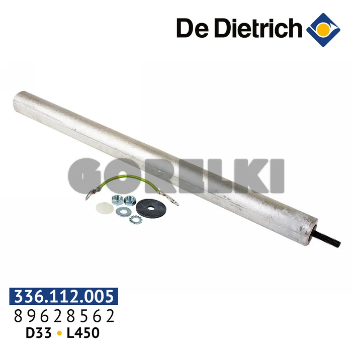 Анод De Dietrich D33 L450 в сборе 89628562 для газового котла