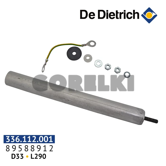 Анод De Dietrich D33 L290 в сборе 89588912 для газового котла