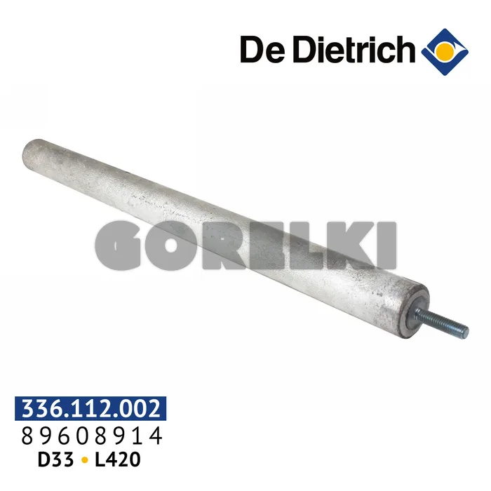 Анод De Dietrich D33 L420 в сборе 89608914 для газового котла