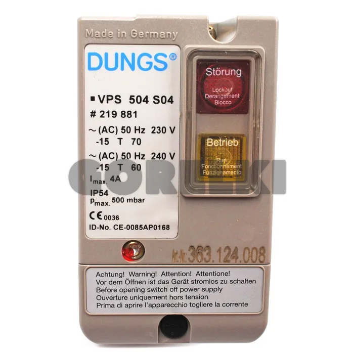 Блок проверки герметичности Dungs VPS504S04