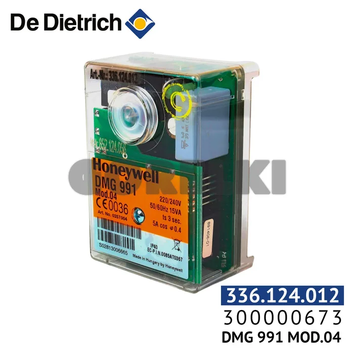 Блок управления De Dietrich DMG 991 MOD.04 300000673 для газового котла