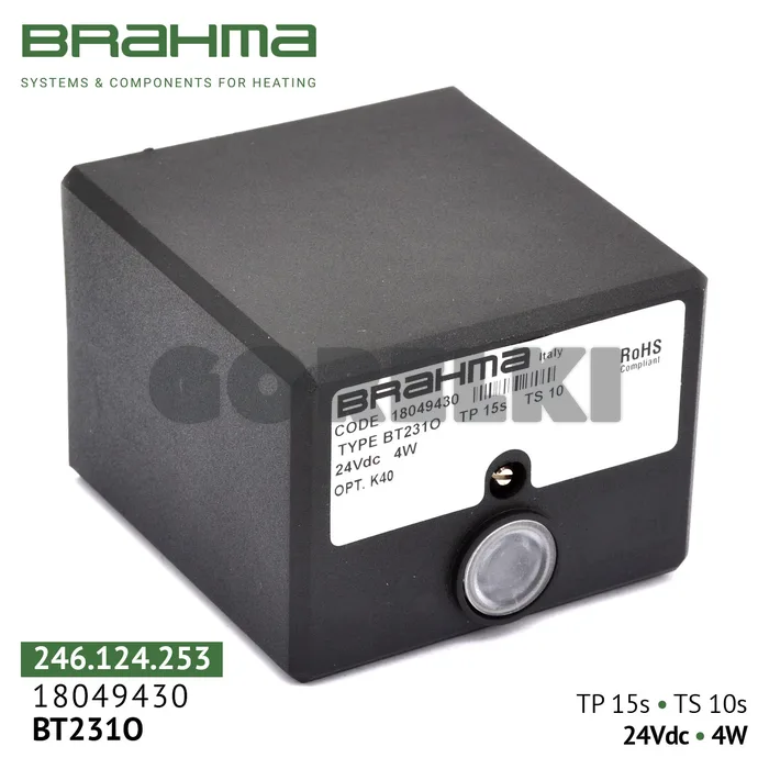 Блок управления Brahma BT2310 24VDC 18049430