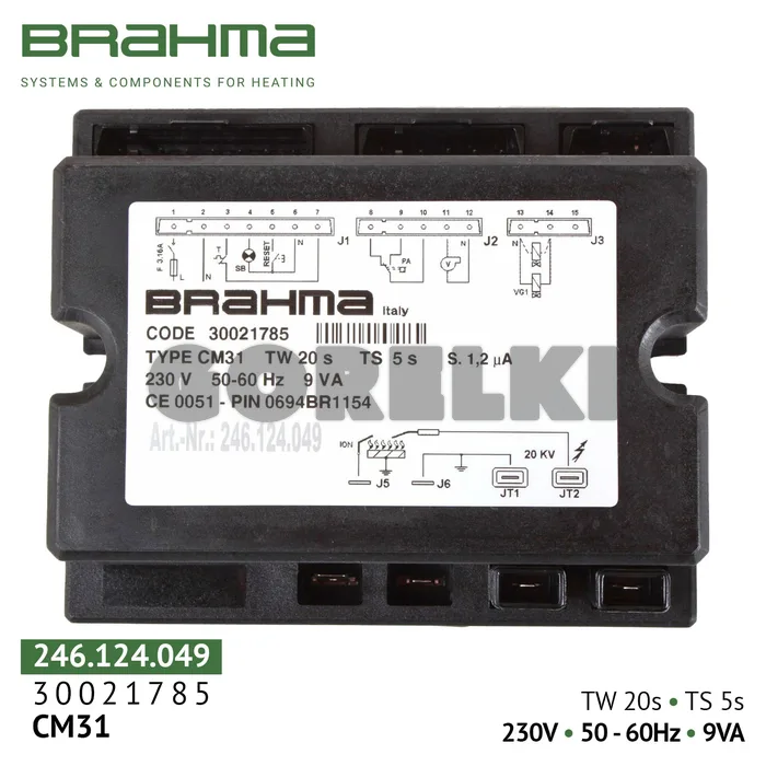 Блок управления Brahma CM31 30021785
