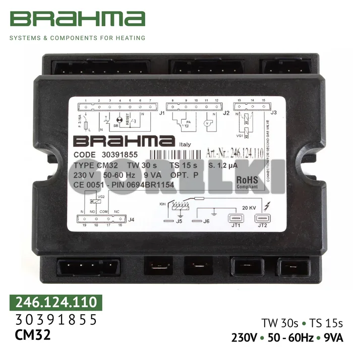 Блок управления Brahma CM32 30391855