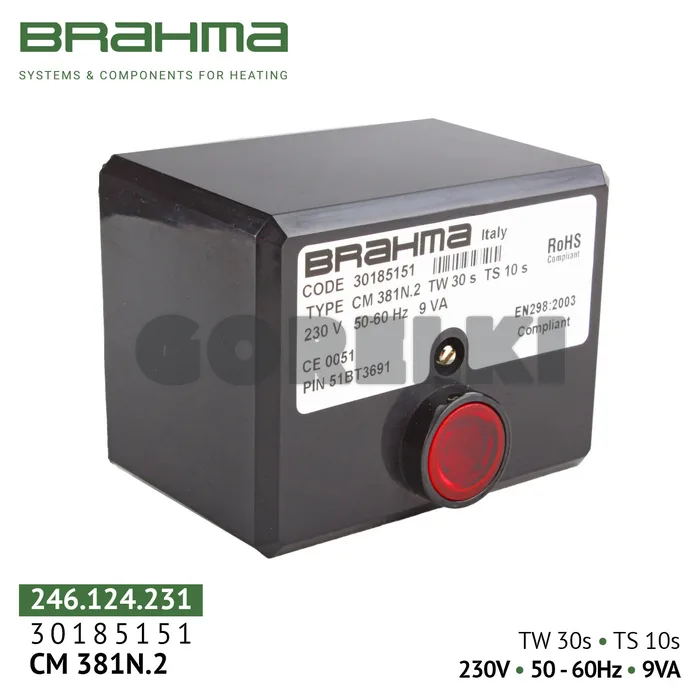 Блок управления Brahma CM381N.2 30185151
