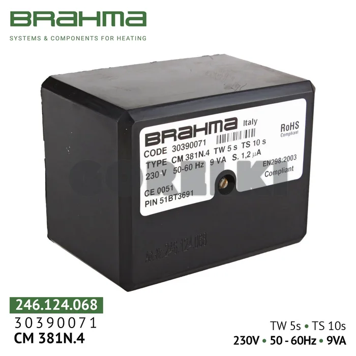Блок управления Brahma CM381N.4 30390071