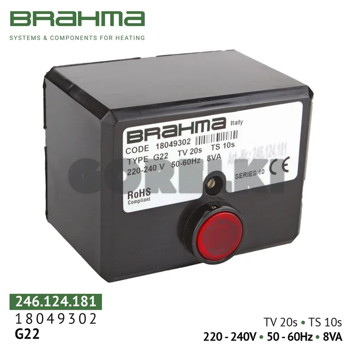 Блок управления Brahma G22 18049302