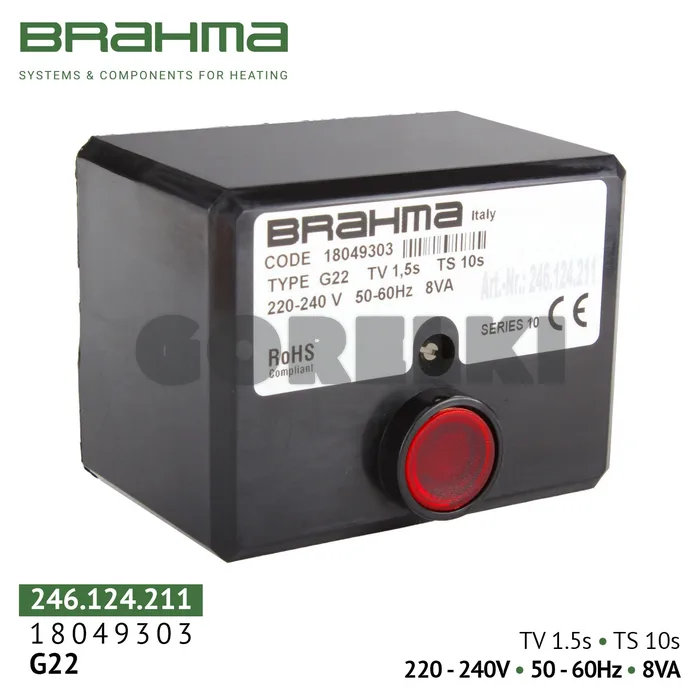 Блок управления Brahma G22 18049303