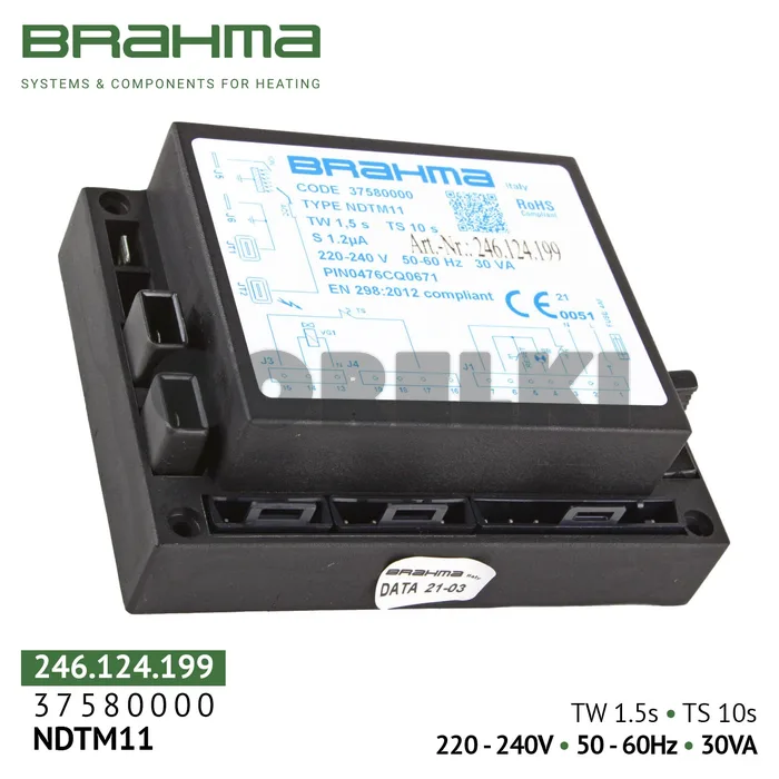 Блок управления Brahma NDTM11 37580000