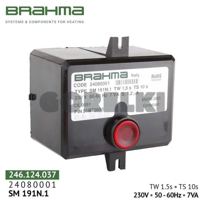 Блок управления Brahma SM191N.1 24080001