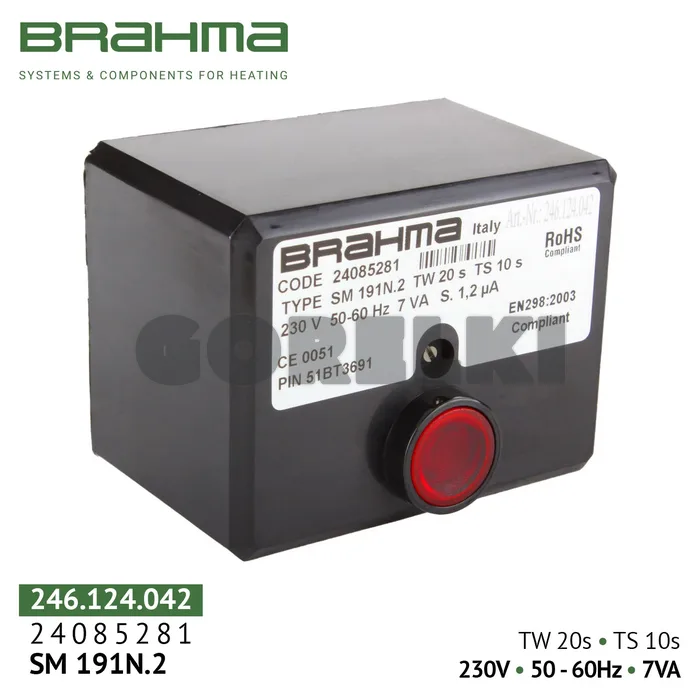 Блок управления Brahma SM191N.2 24085281