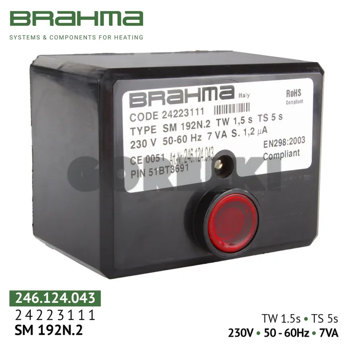 Блок управления Brahma SM192N.2 24223111
