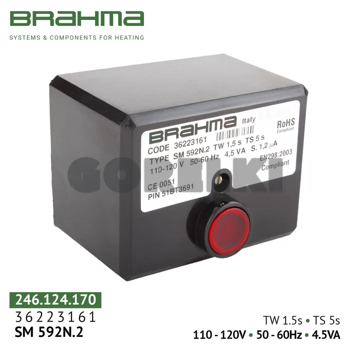 Блок управления Brahma SM592N.2 36223161