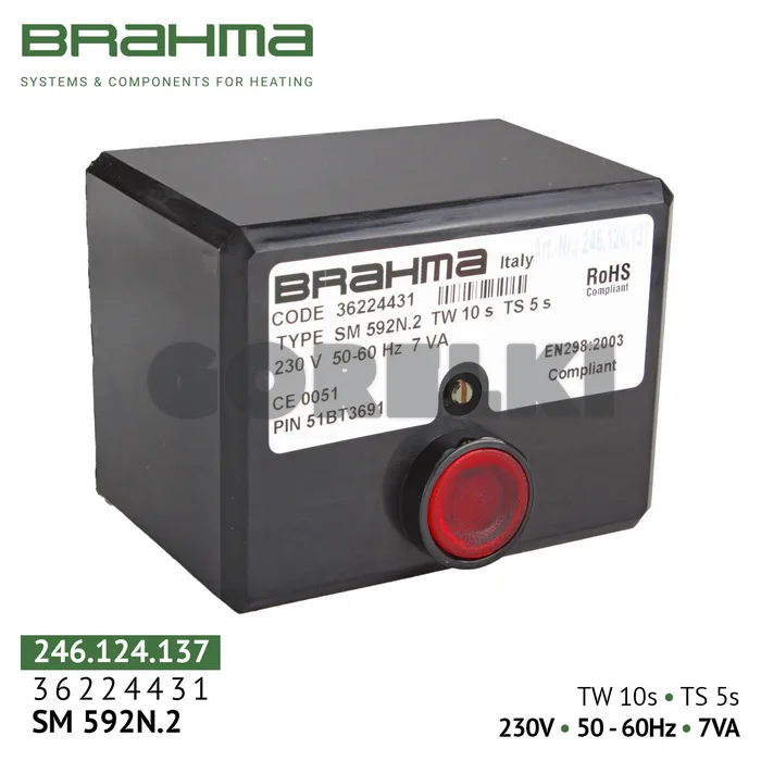 Блок управления Brahma SM592N.2 36224431