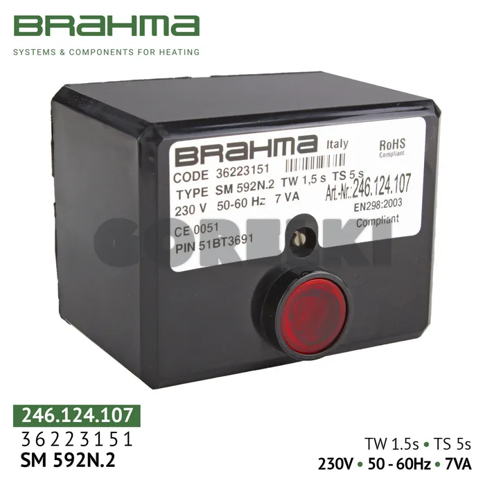 Блок управления Brahma SM592N.2 36223151