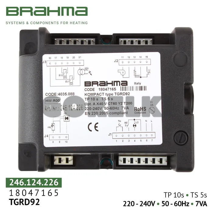 Блок управления Brahma TGRD92 18047165