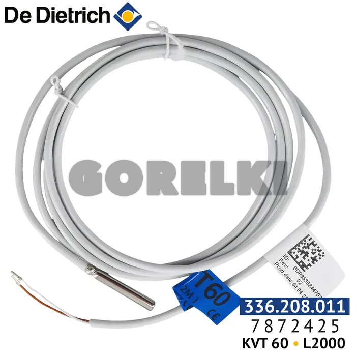 Датчик KVT 60 длина 2 м Dietrich De Dietrich 7872425 для газового котла
