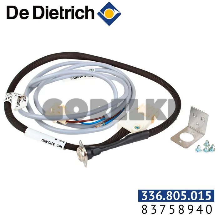 Датчик тяги De Dietrich 85°С, серебряный контакт 83758940 для газового котла