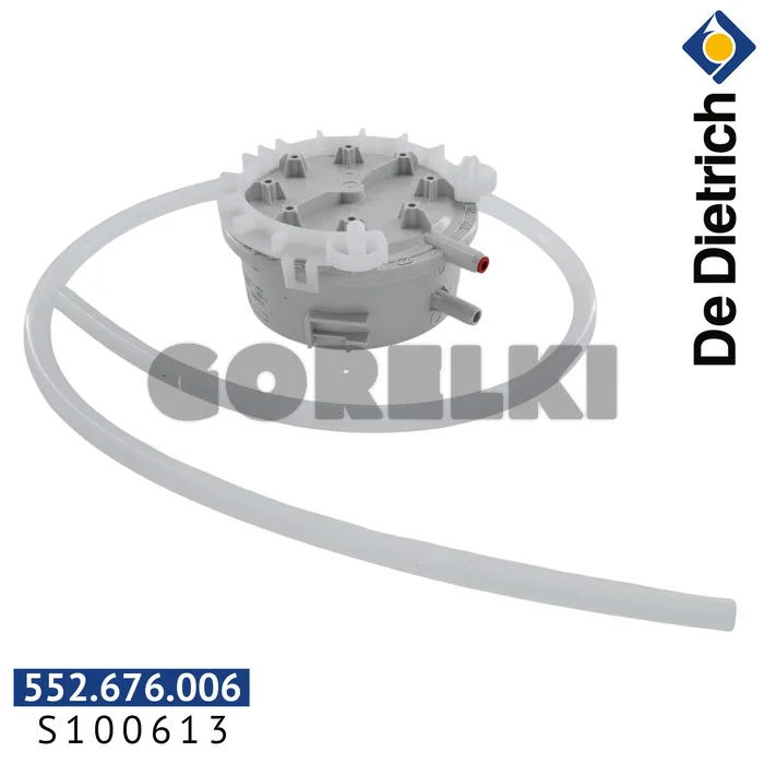 Дифференциальное реле давления воздуха De Dietrich Huba 605.99772 S100613 для газового котла