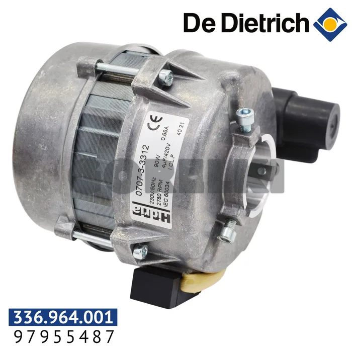 Электродвигатель De Dietrich Rotomatika 90 Вт 97955487 для газового котла