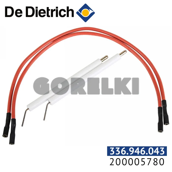 Электроды De Dietrich + кабель 360 мм 200005780 для газового котла