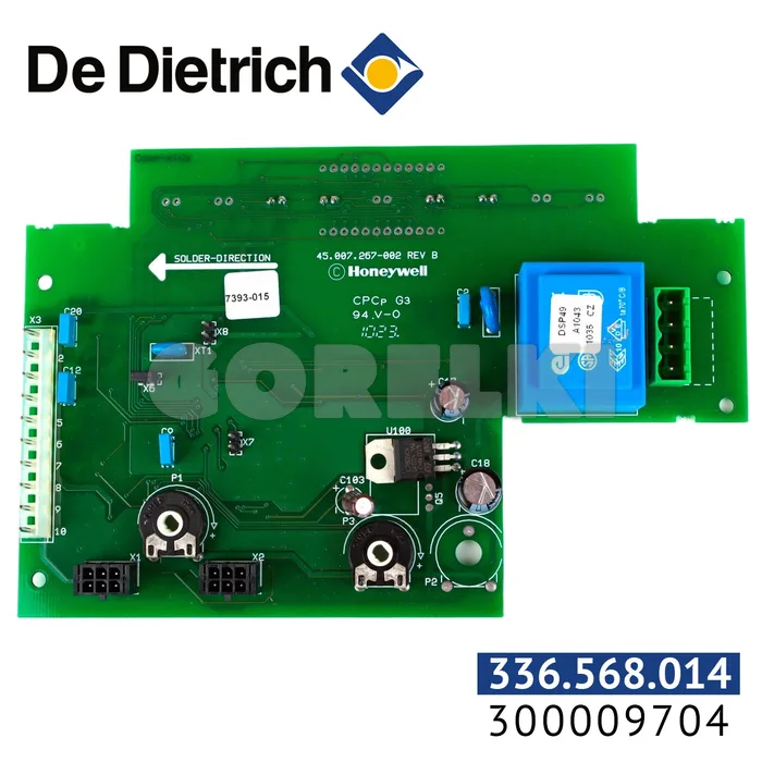 Плата управления De Dietrich DSP49A1043B 300009704 для газового котла