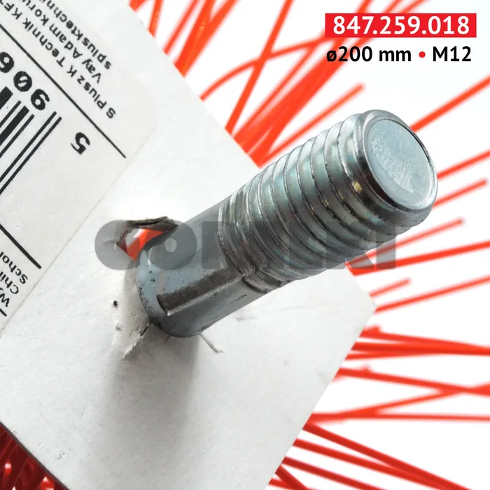Ершик-насадка для чистки дымохода S+K TECHNIK 72997H D200 PVC