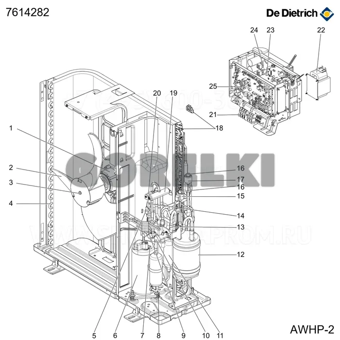 Фильтр помехоподавляющий De Dietrich 7614282 для газового котла
