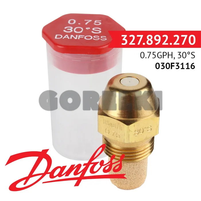 Форсунка Danfoss 0.75GPH, 30S