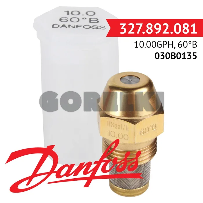 Форсунка Danfoss 10.00GPH, 60B