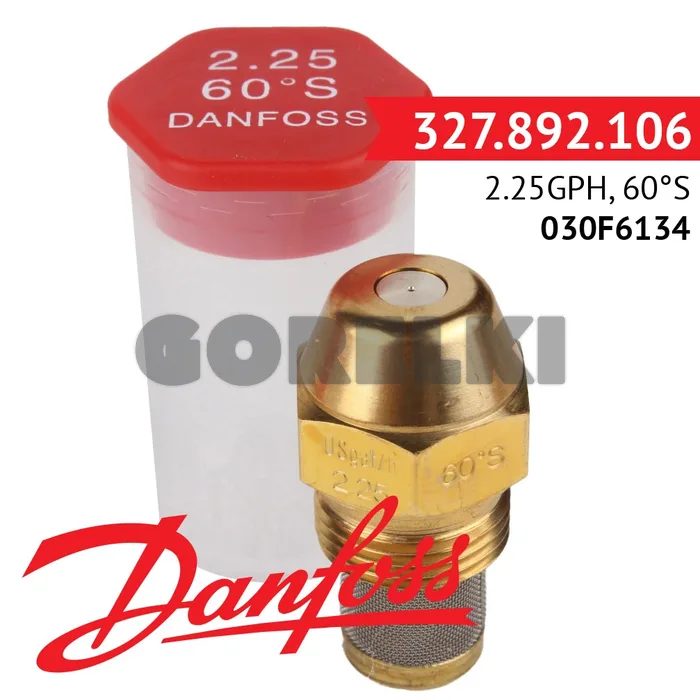 Форсунка Danfoss 2.25GPH, 60S