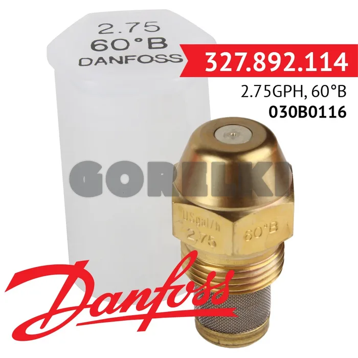 Форсунка Danfoss 2.75GPH, 60B