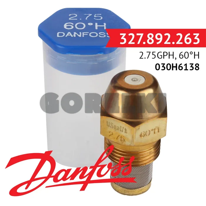 Форсунка Danfoss 2.75GPH, 60H