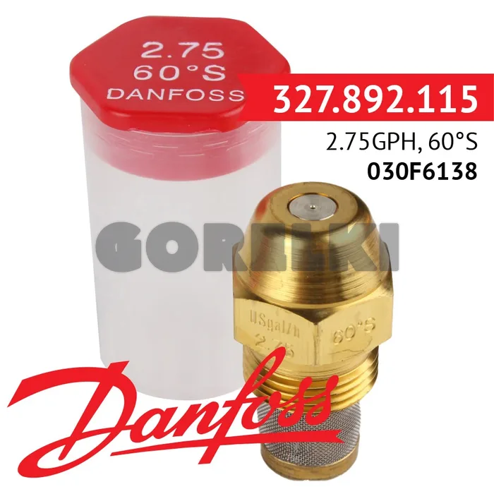 Форсунка Danfoss 2.75GPH, 60S