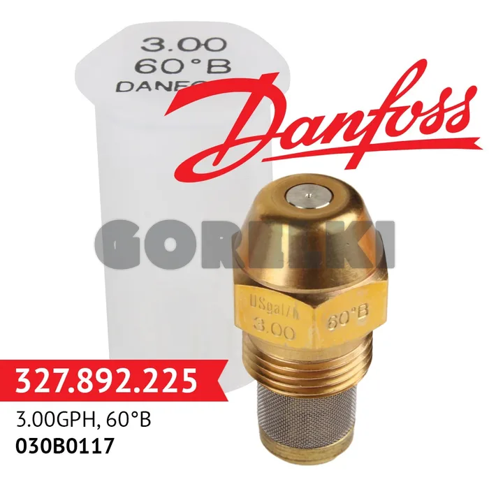Форсунка Danfoss 3.00GPH, 60B