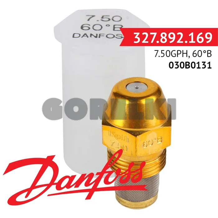 Форсунка Danfoss 7.50GPH, 60B