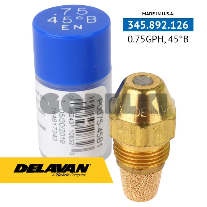 Форсунка Delavan 0.75GPH, 45B