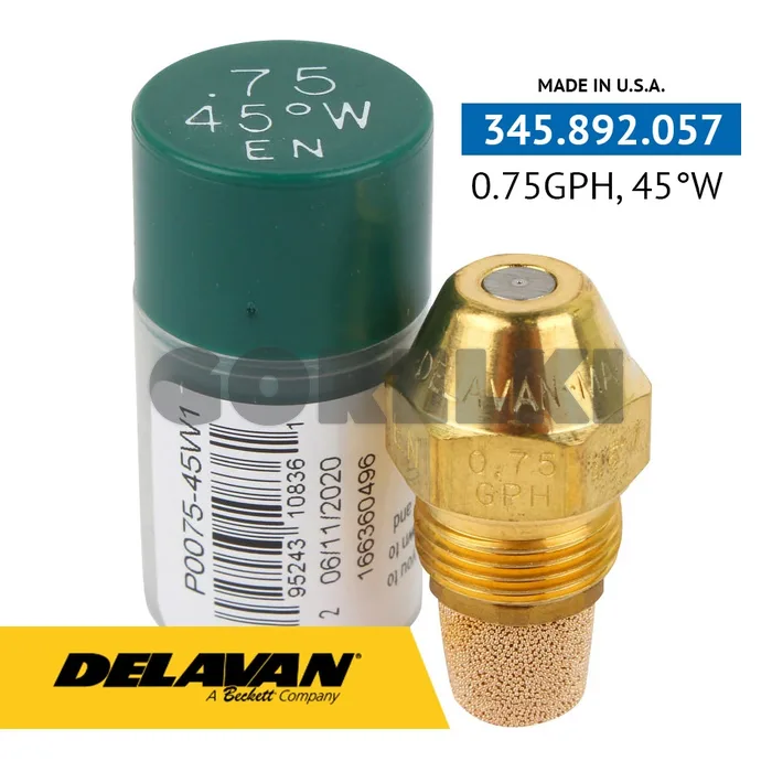 Форсунка Delavan 0.75GPH, 45W