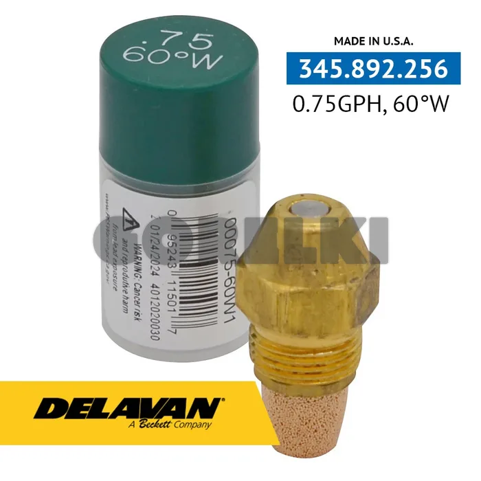 Форсунка Delavan 0.75GPH, 60W