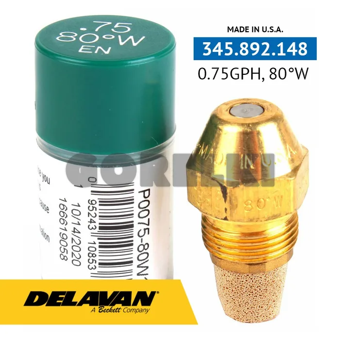 Форсунка Delavan 0.75GPH, 80W