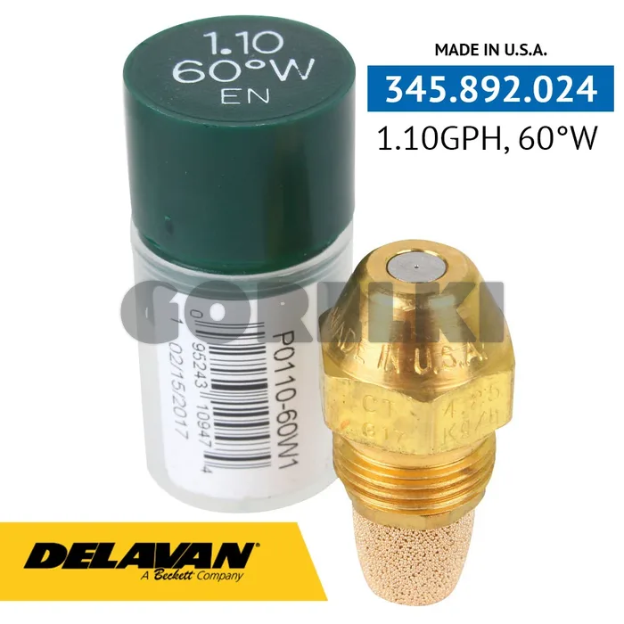 Форсунка Delavan 1.10GPH, 60W