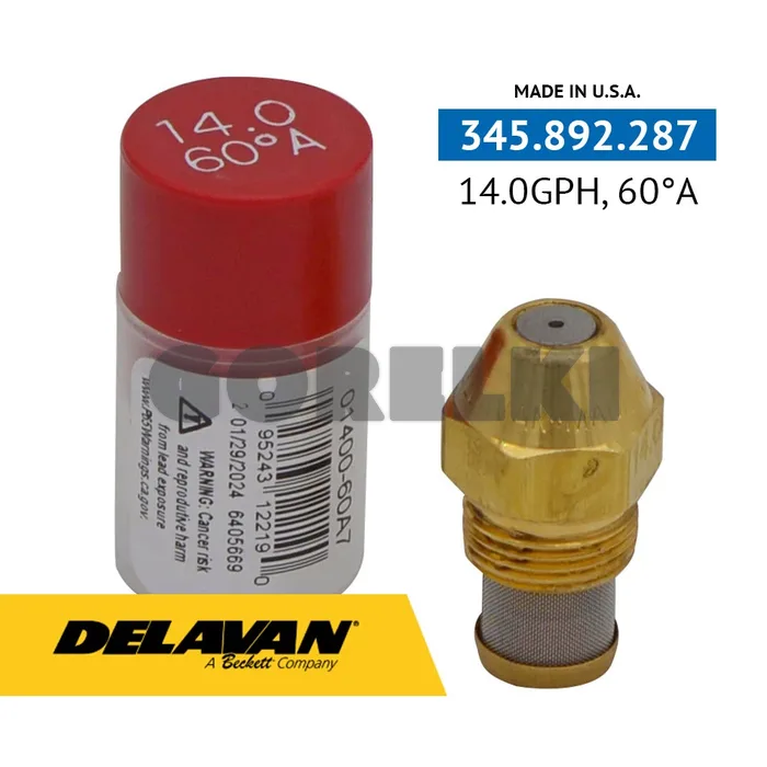 Форсунка Delavan 14.00GPH, 60A