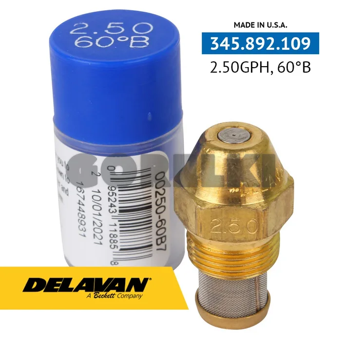 Форсунка Delavan 2.50GPH, 60B