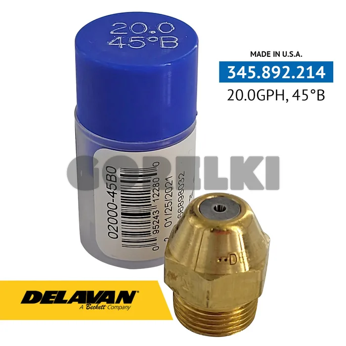 Форсунка Delavan 20.00GPH, 45B
