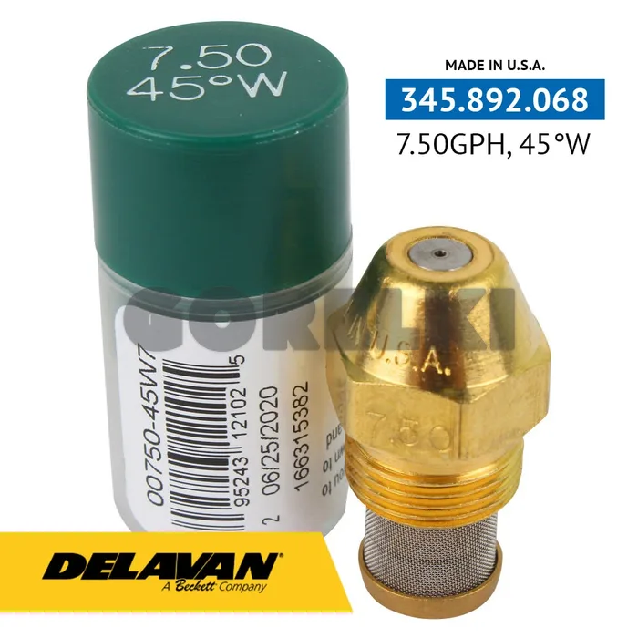 Форсунка Delavan 7.50GPH, 45W