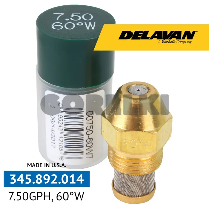 Форсунка Delavan 7.50GPH, 60W