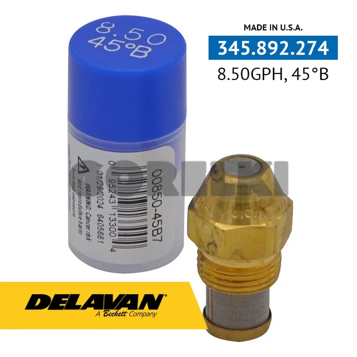 Форсунка Delavan 8.50GPH, 45B