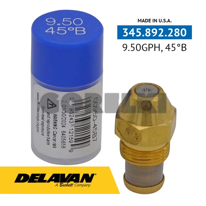 Форсунка Delavan 9.50GPH, 45B