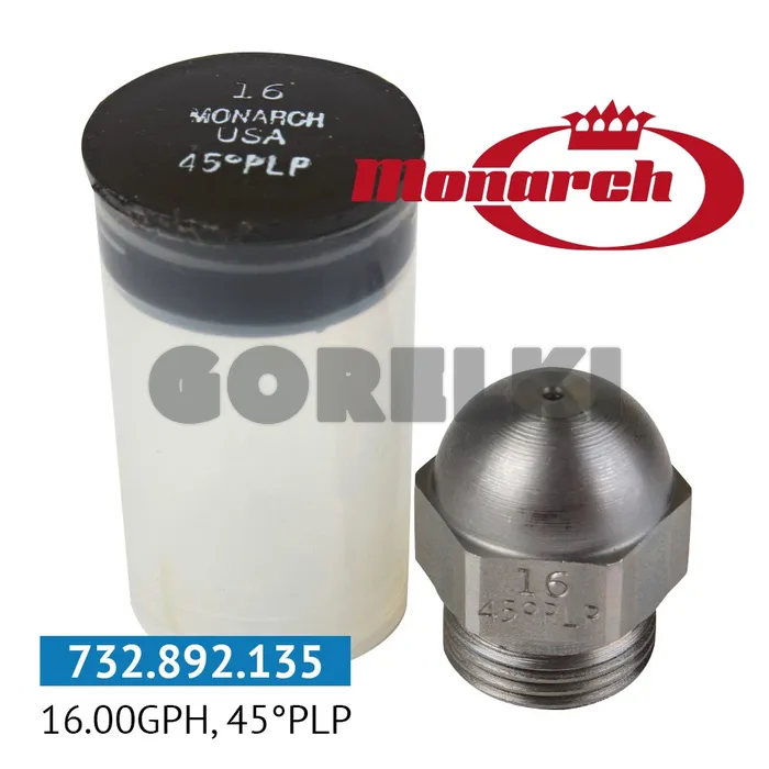 Форсунка Monarch 16.00GPH, 45PLP