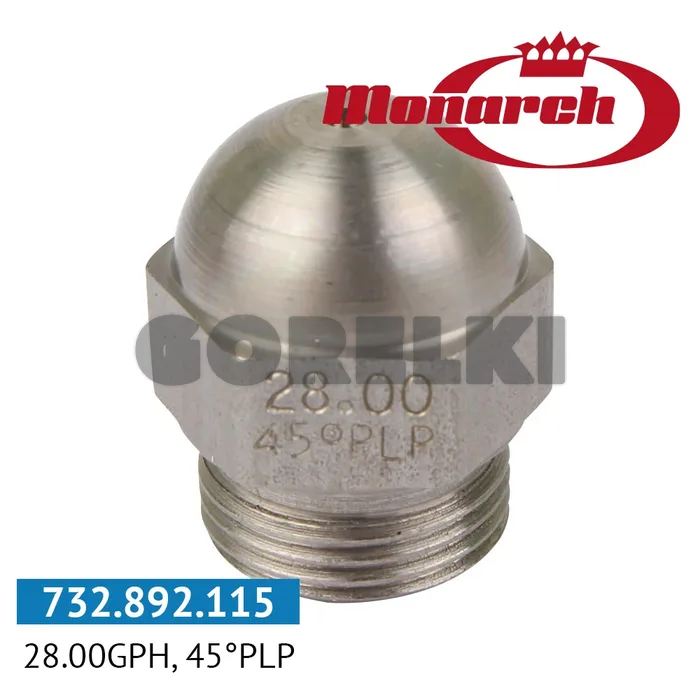 Форсунка Monarch 28.00GPH, 45PLP